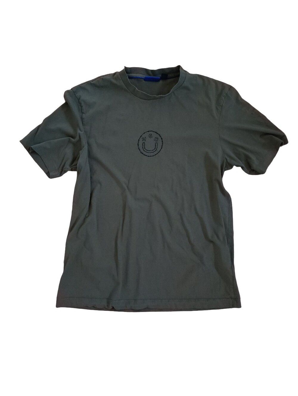 HUGO (Hugo Boss) Smiley Graphic Men's T‑Shirt Size Large (L)